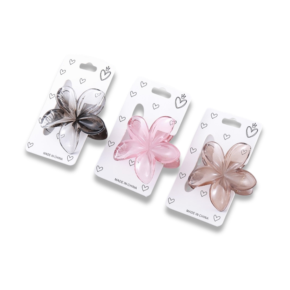 BROCHE FLOR TRANSP TRENDY ART 54667 GAO