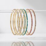 PULSERA FANTASIA DORADO ELASTICA C/STRASS APU213D FAO