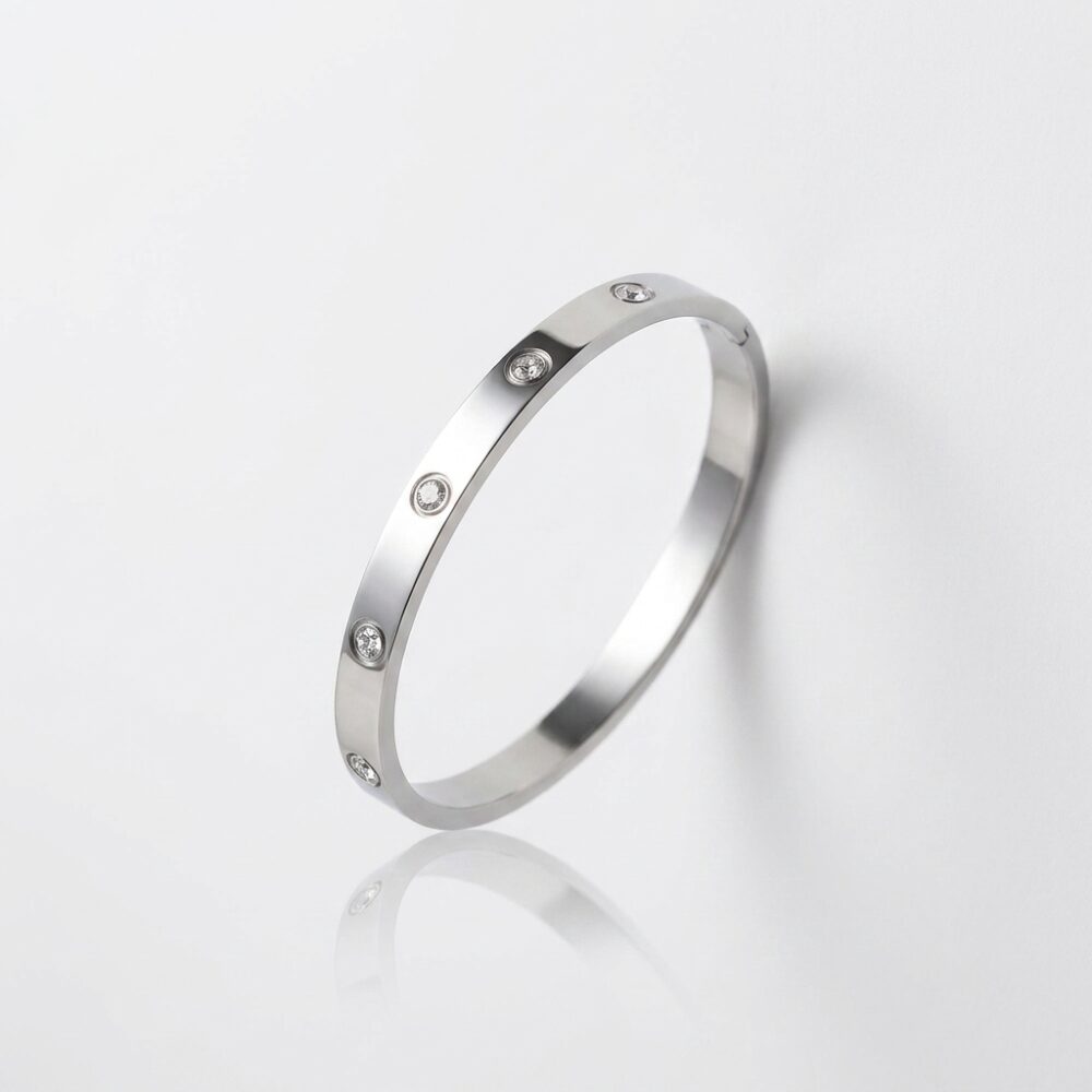PULSERA RIGIDA ACERO QUIRURGICO C/CIERRE INTERNO APUL28 FAO