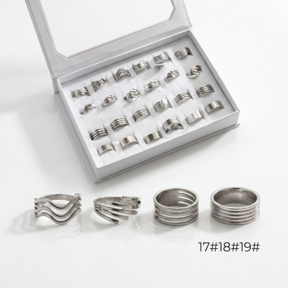 ANILLO ACERO FORMAS ART AN2178 GAO
