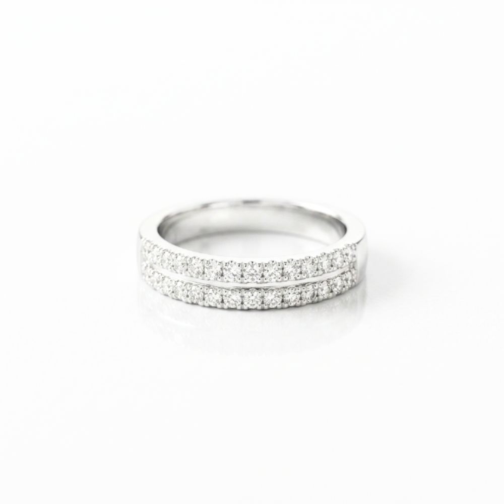 ANILLO BRONCE BCO ALIANZA MICROPAVE STRASS AN612P FAO