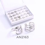 ANILLO ACERO BLANCO FORMAS ART AN2163P FAO