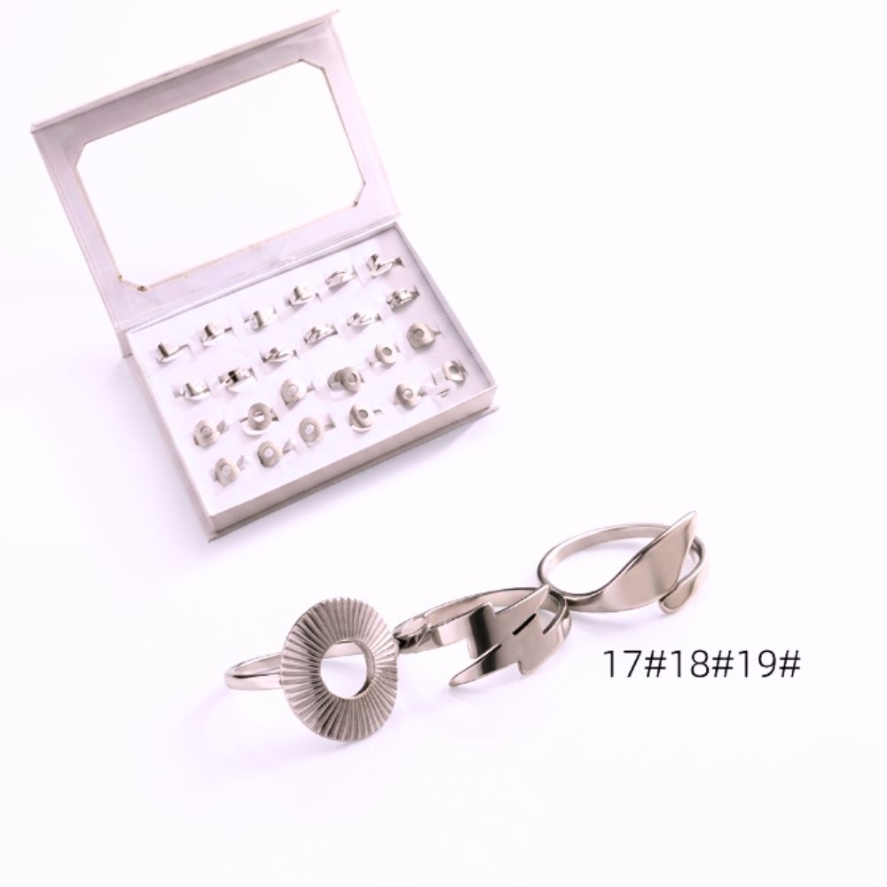 ANILLO ACERO BLANCO FORMAS ART AN2173P FAO