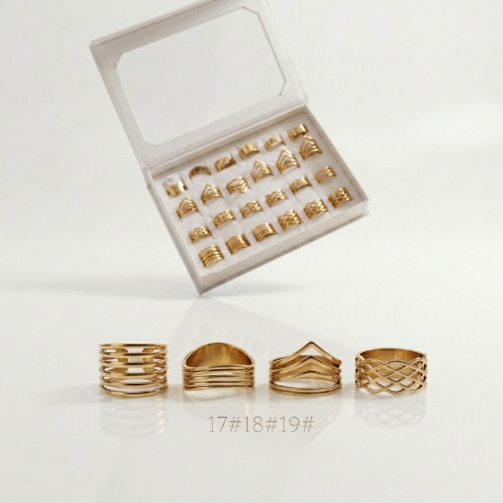 ANILLO ACERO DRD FORMAS ANCHO ART AN2176D FAO