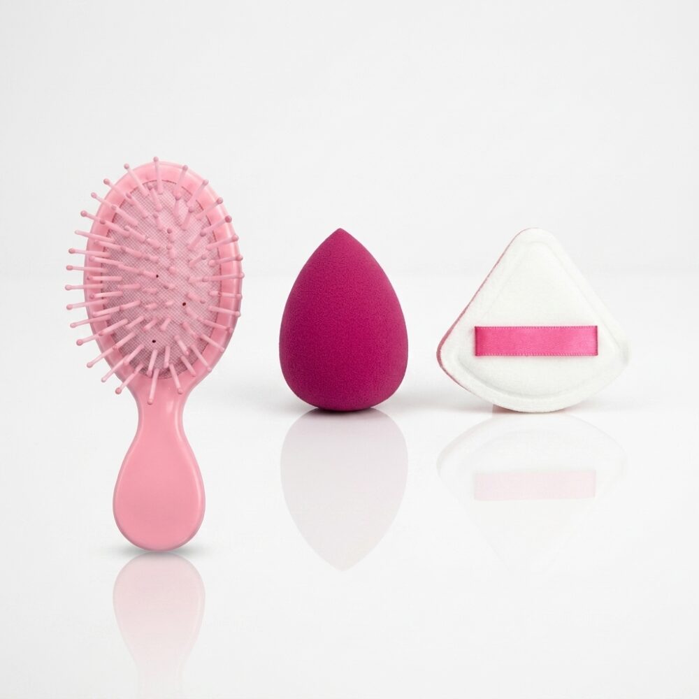 SET DE ESPONJA + CEPILLO P/CABELLO ART C-1021 GAO