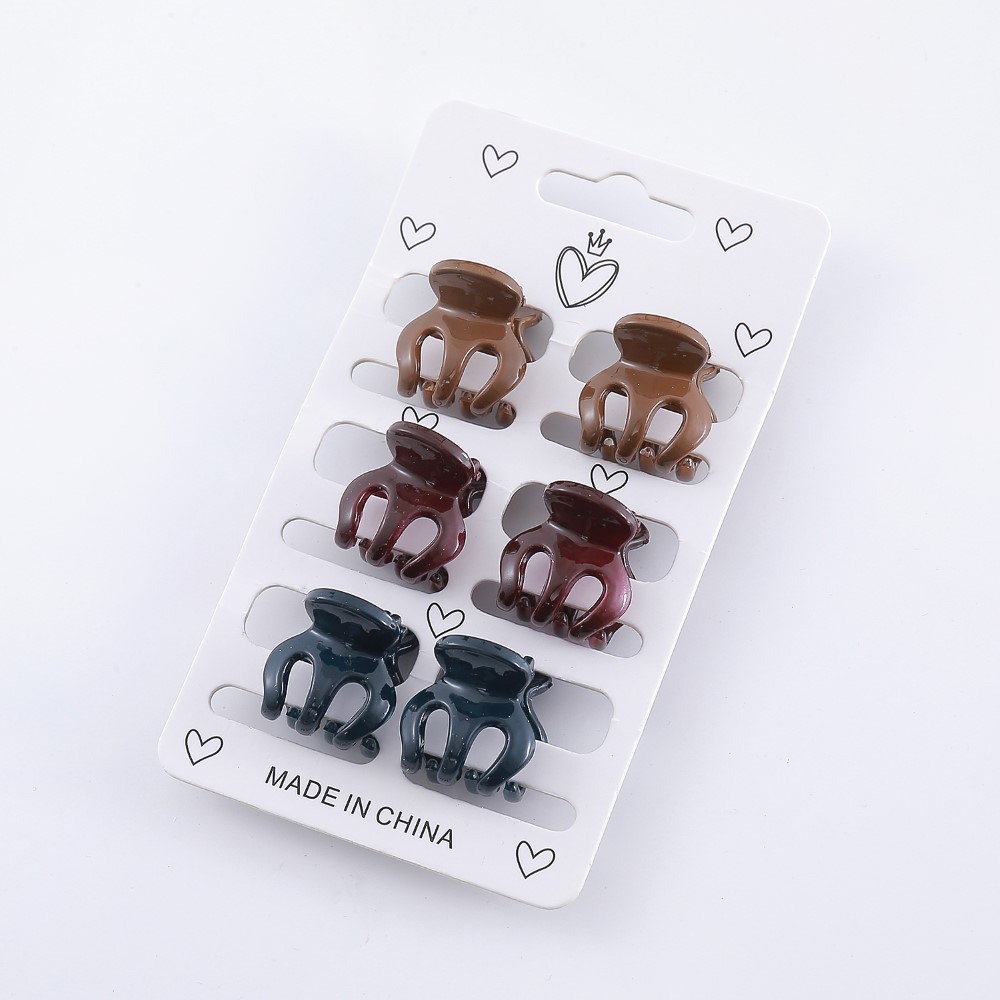 BROCHES SET X6 VARIOS COLORES ART 54613 FAO