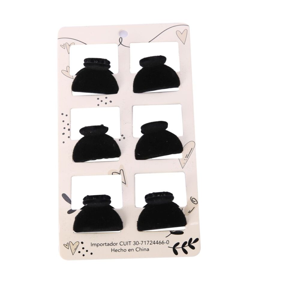 BROCHES DE PELO INVIERNO X6 BLISTER PL-1630-07 CAO