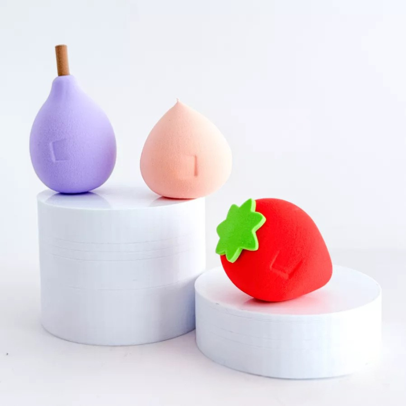 ESPONJA PARA MAQUILLAJE FRUTA MOCALLURE 3PCS  ART FF045 FAO