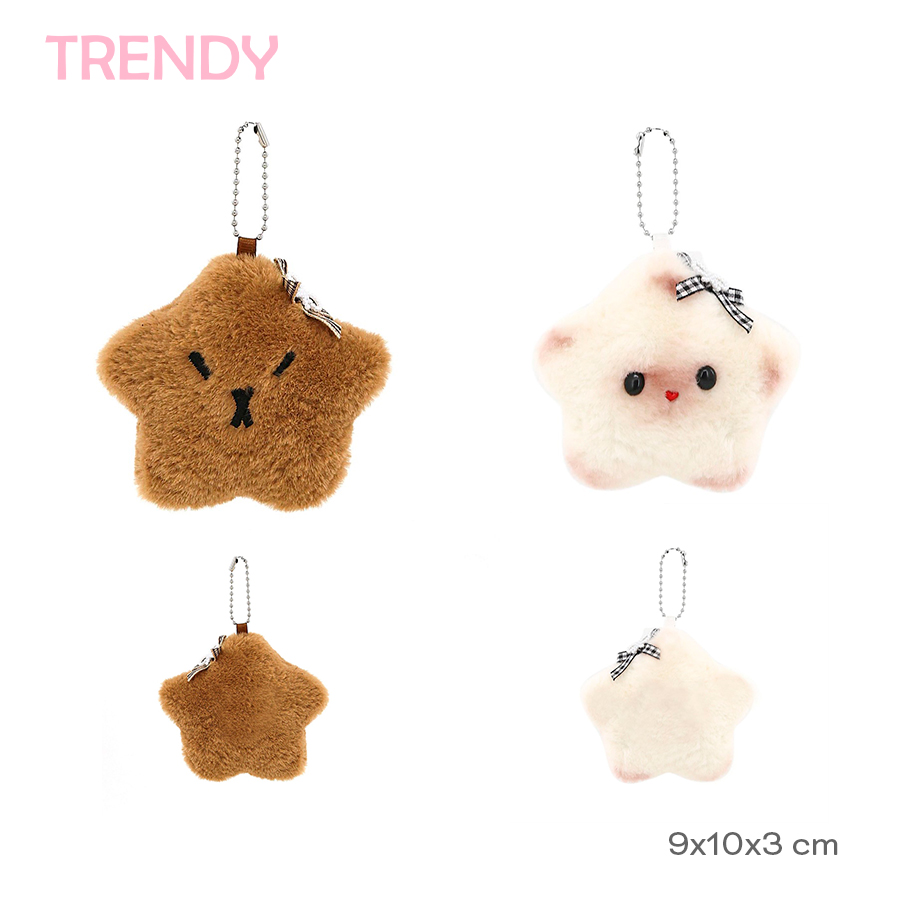 LLAVERO PELUCHE ESTRELLA CAPI TRENDY ART 30497 FAO