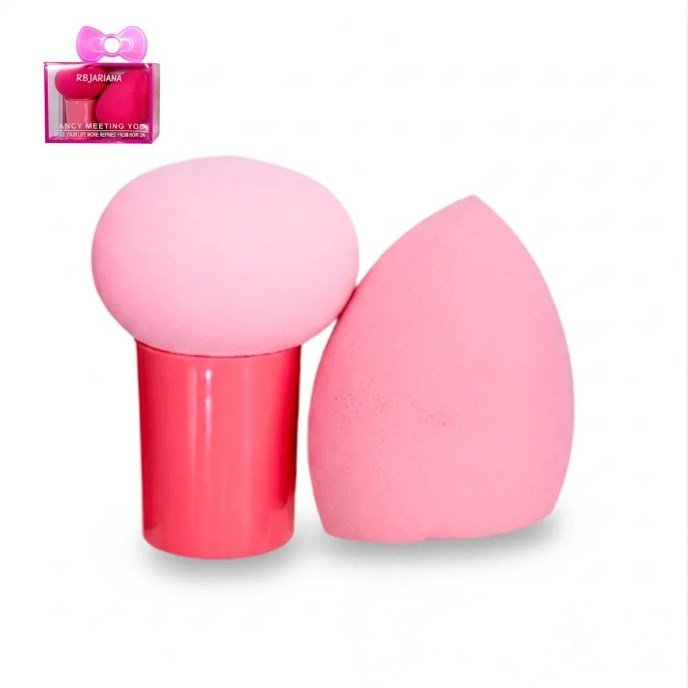 ESPONJA PARA MAQUILLAJE 2PS MOÑO ART XZF-911 FAO