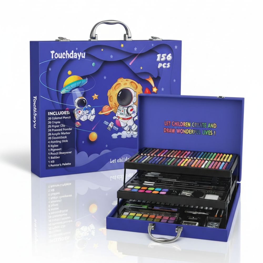 SET DE ARTE EN VALIJA X156 PCS ART PBR-156 GAO
