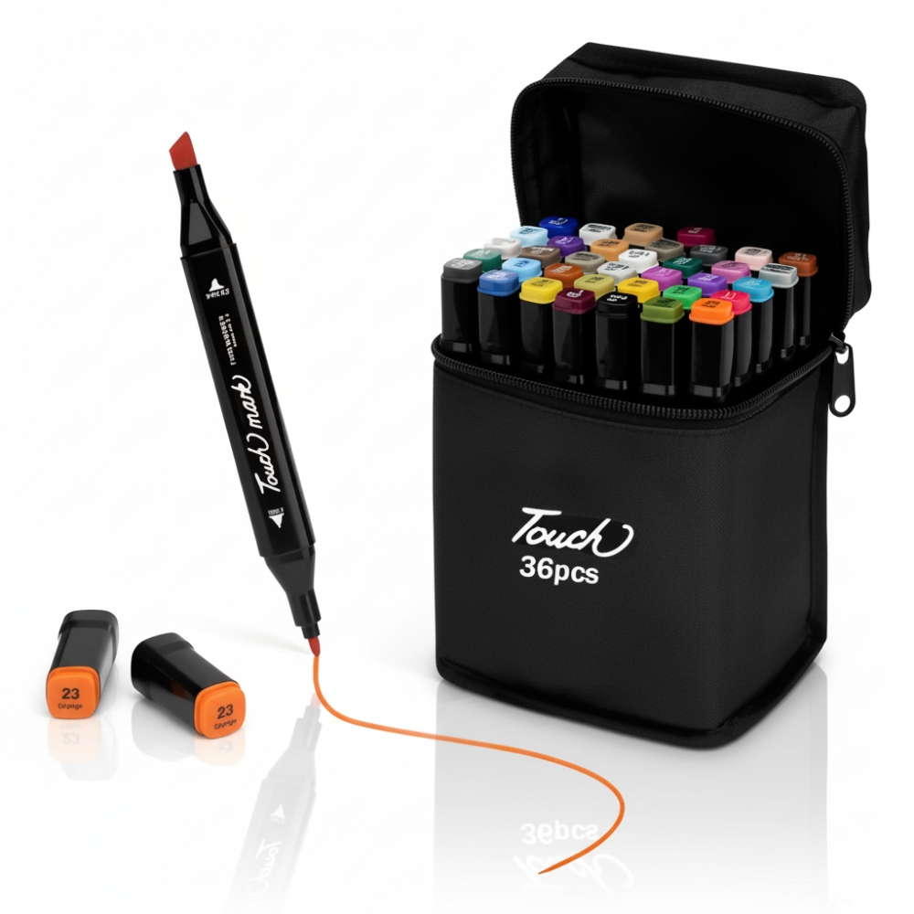MARCADORES DOBLE PUNTA EN ESTUCHE X36 UND ART MKB-36 GAO