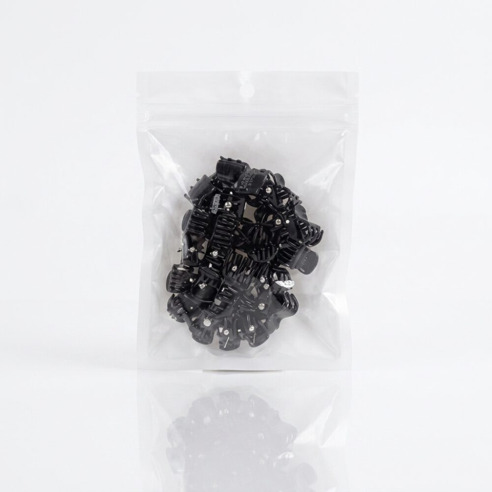 SET MINI BROCHES NEGRO 25PCS ART 52087 GAO