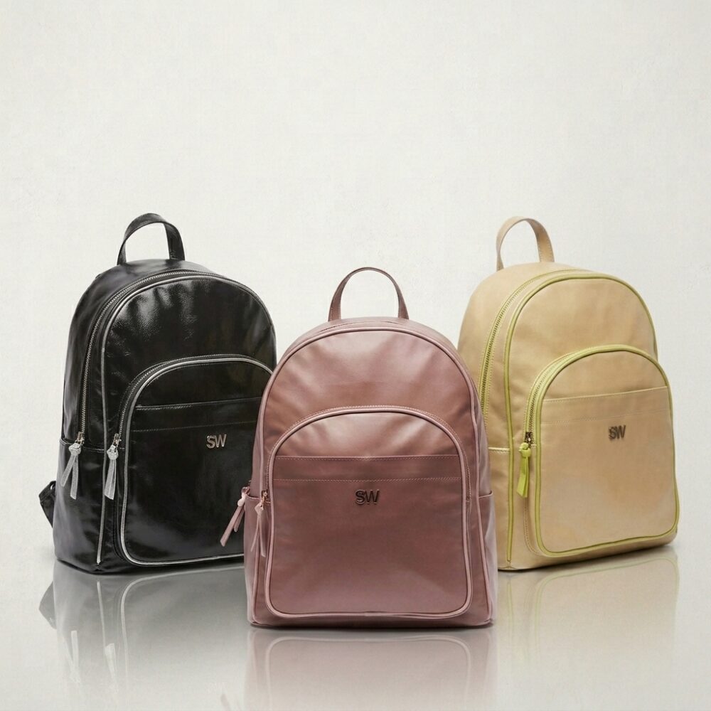 MOCHILA PU LISA C/DETALLES VIVOS ART MO0103J/104J/105J GAO