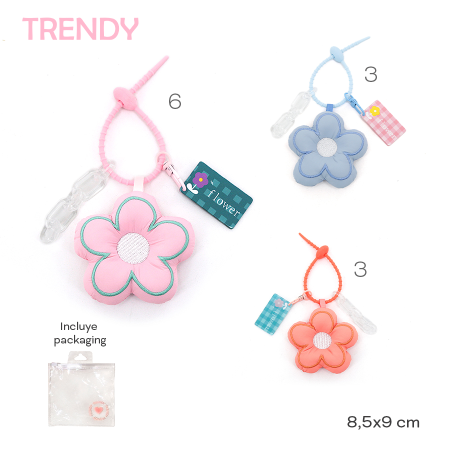 LLAVERO FLOR TRENDY ART 19609 GAO