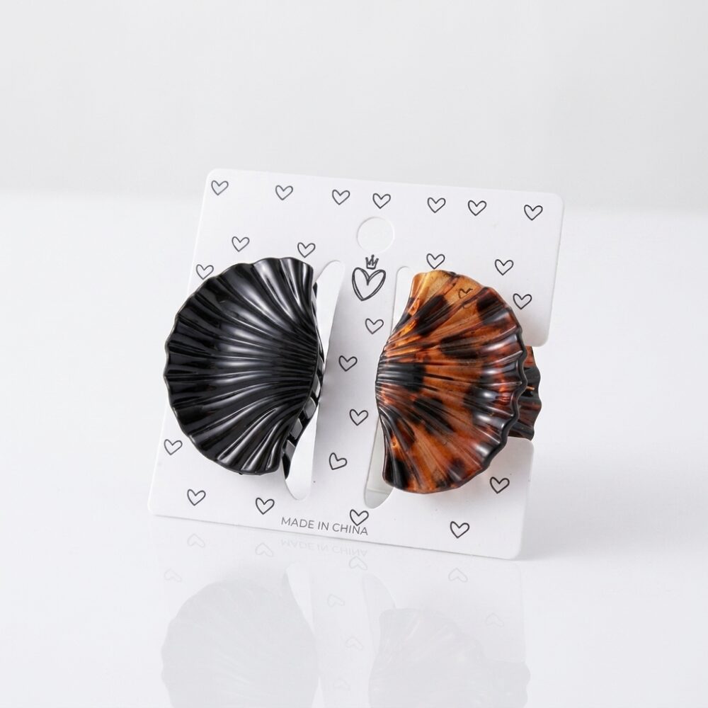 SET X2 BROCHES CARACOL TRENDY ART 54889 FAO