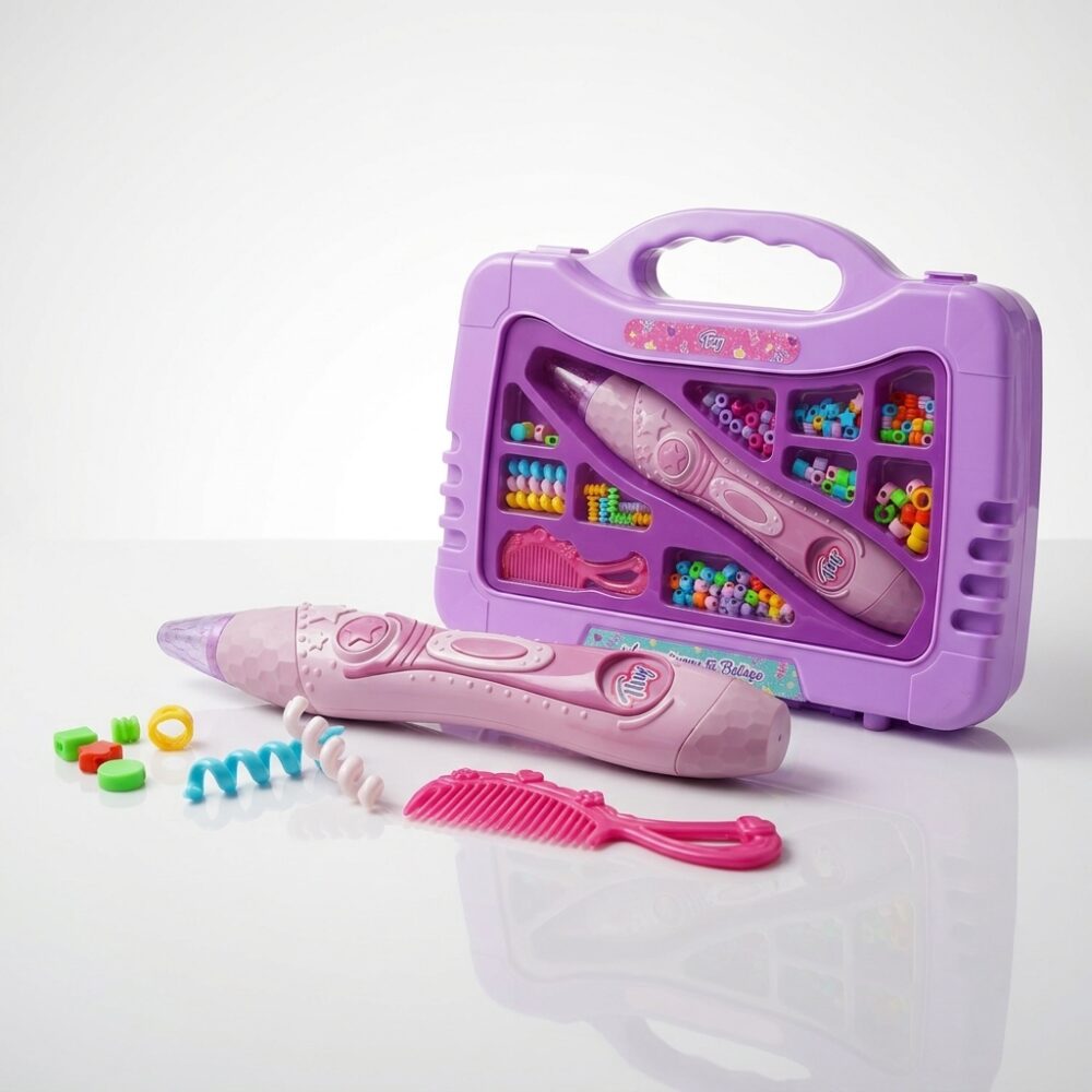 VALIJITA DE BIJOUTERIE C/TRENZADOR PARA PELO TINY 56776 GAO