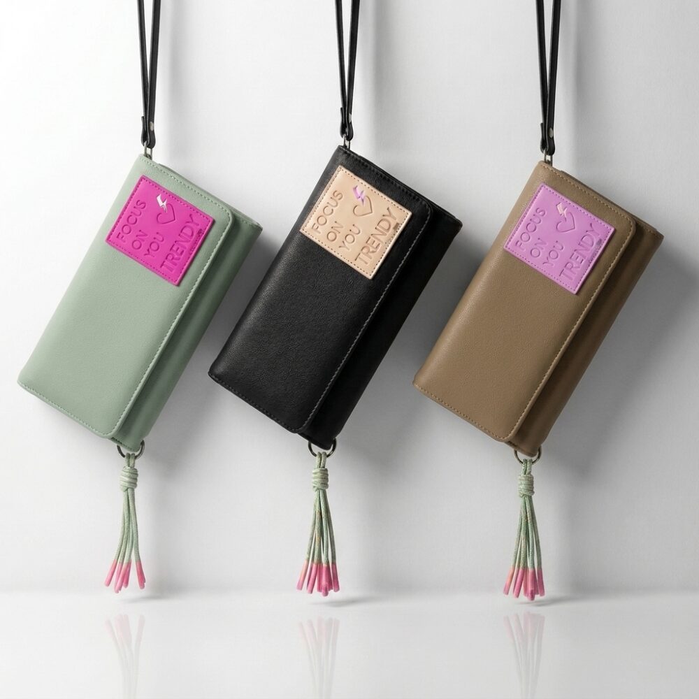 BILLETERA TRENDY CORREA Y SOLAPA ART 28657 GAO