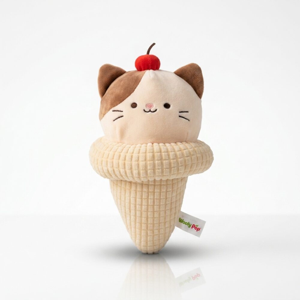 PELUCHE DE GATITO EN HELADO 25CM ART MYF3-0061/50 GAO