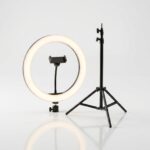 ARO LUZ LED BLANCA 30CM C/SOPORTE CELU Y TRIPODE JS-300W GAO