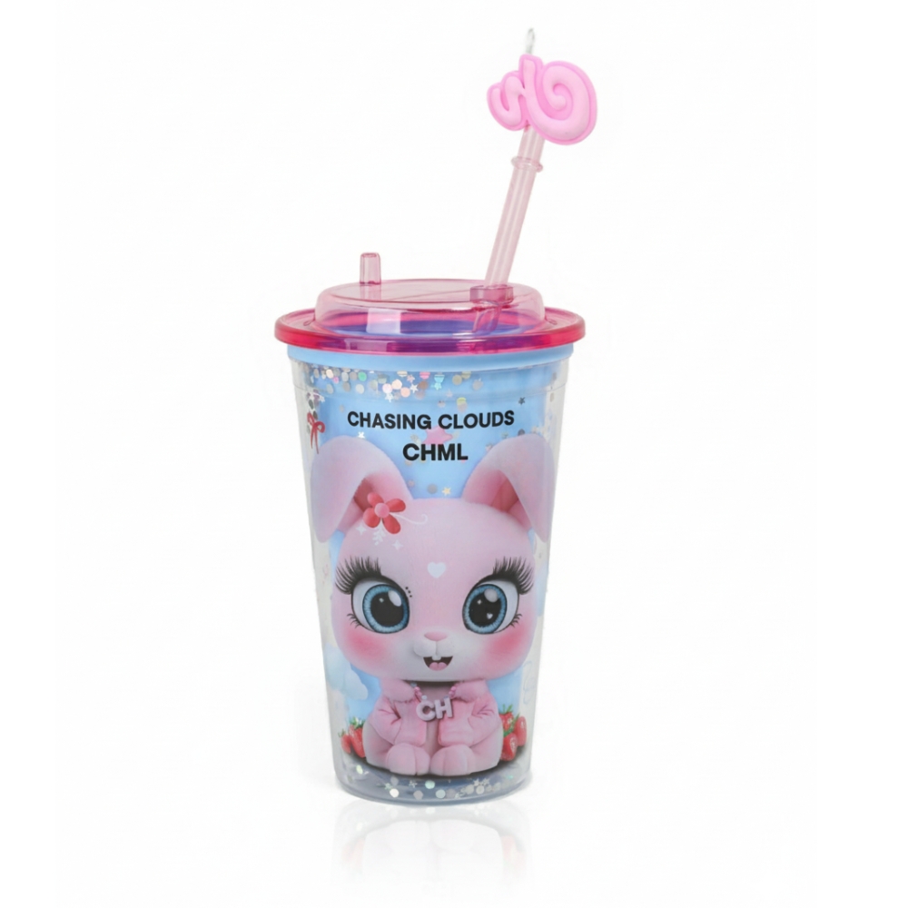 VASO ACRILICO SPARK BUNNY 500ml C/PACKAGING ART BZ107 GAO
