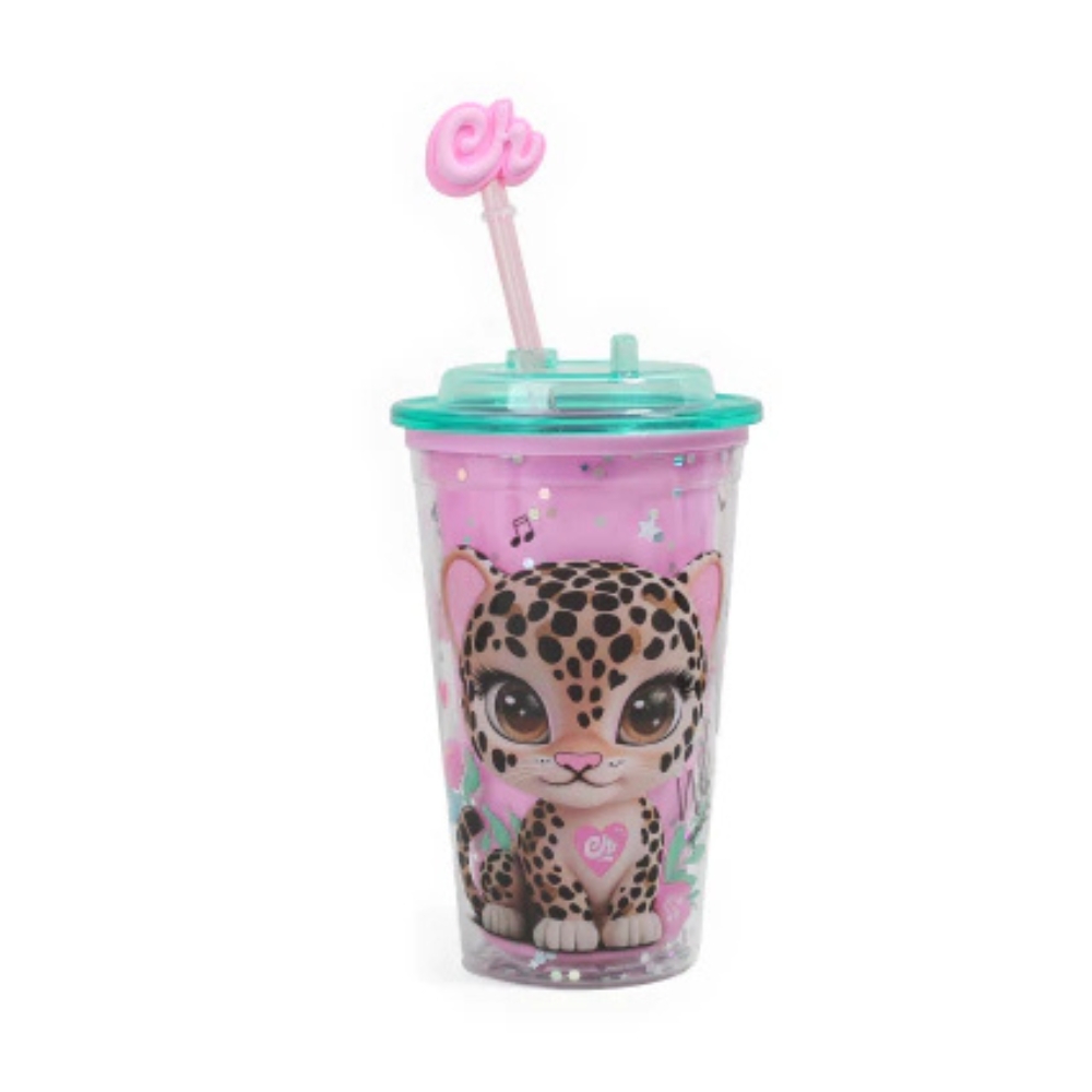 VASO ACRILICO SPARK CHITA 500ml C/PACKAGING ART BZ110 GAO