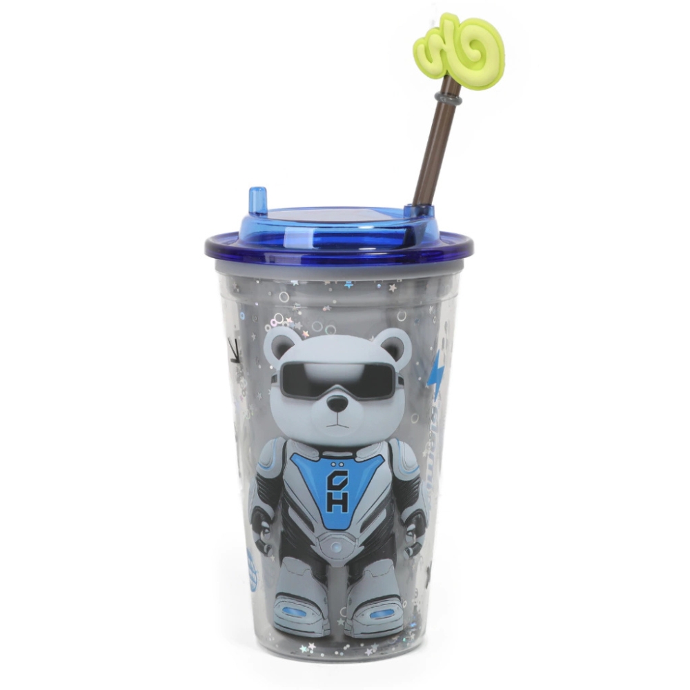 VASO ACRILICO SPARK BEARBOT 500ml C/PACKAGING ART BZ112 GAO