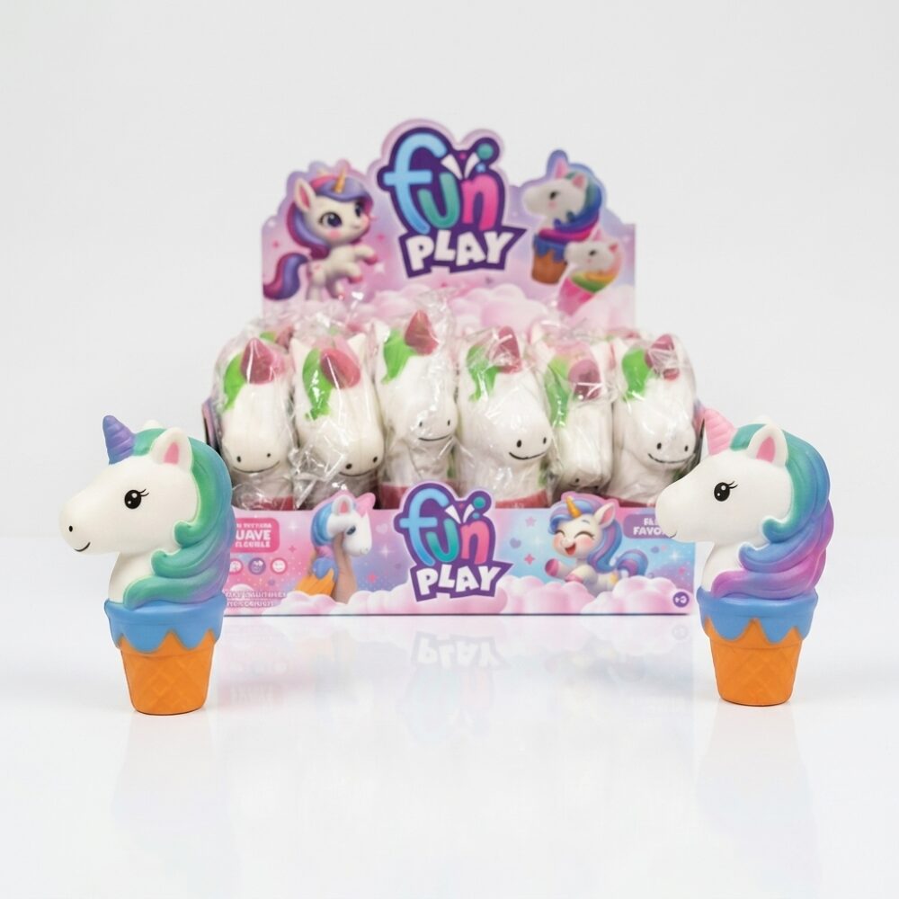 UNICORN SHAPE SQUISHY ART 55257 HAO