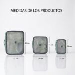 ORGANIZADOR DE VIAJE INFLUENCER 3 PIEZAS ART 68.0100002 HAO