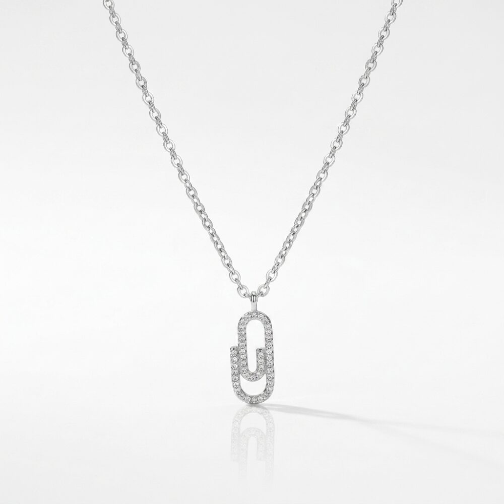 CADENA ACERO BLANCO CLIP STRASS ACADI306P GAO