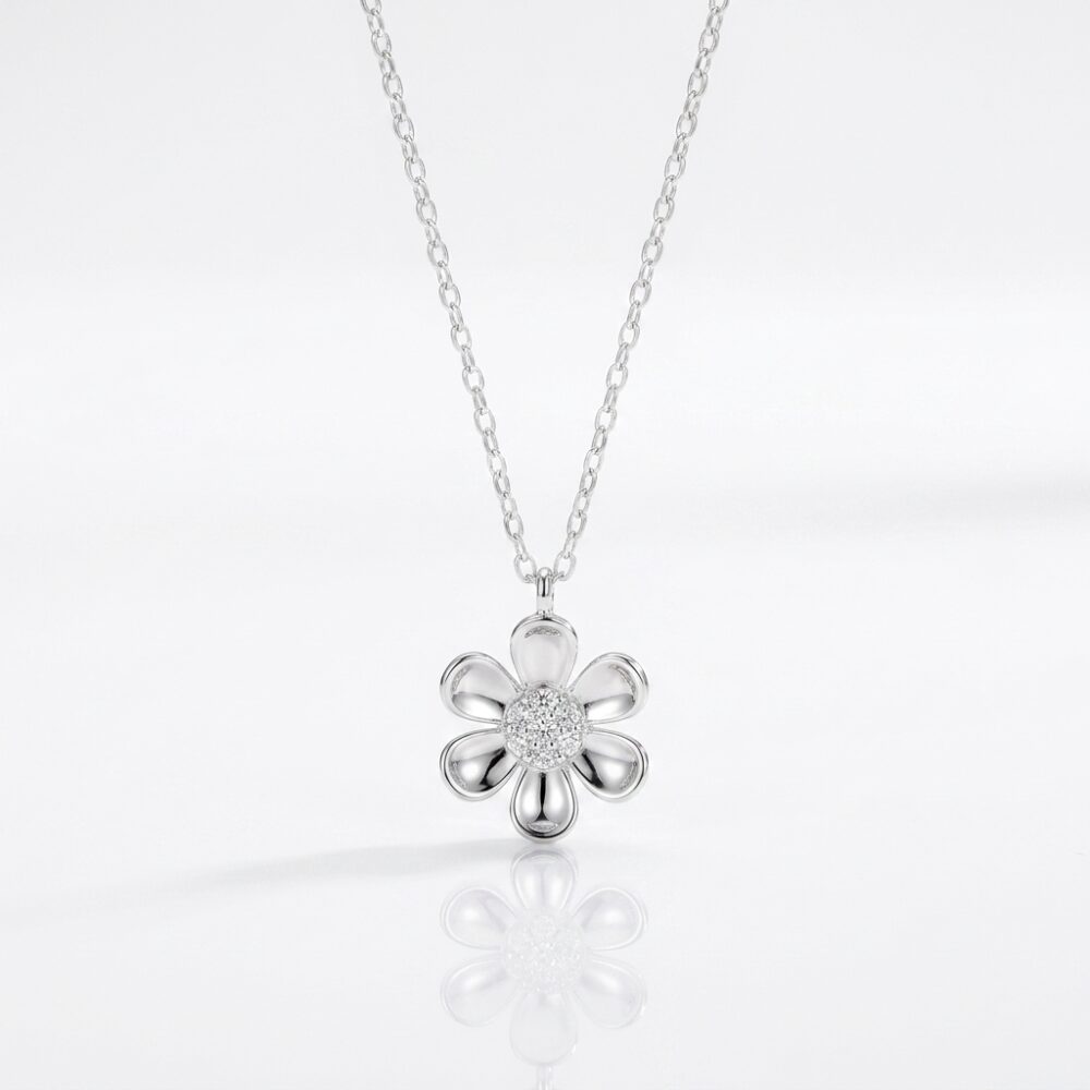 CADENA ACERO BLANCO C/DIJE STRASS BZCADI375P GAO