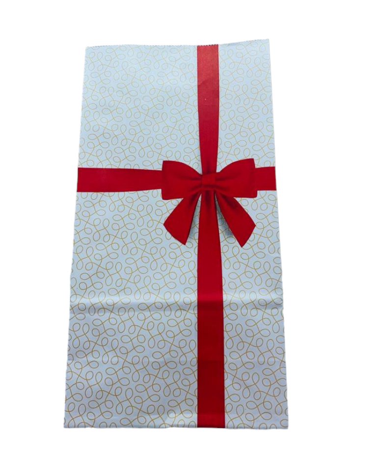 BOLSA REGALO ROJO X1UNI 12.5X7X24.5 ART BC12REGROJO HAO
