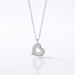 CADENA ACERO BLANCO DIJE CORAZON BZCADI415P GAO