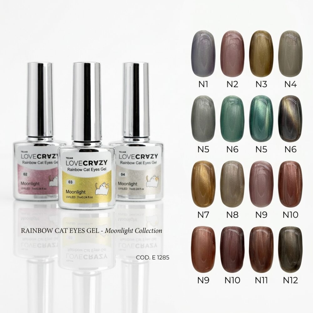 ESMALTE P/UÑAS RAINBOW CAT EYES GEL ART E1285 HAO