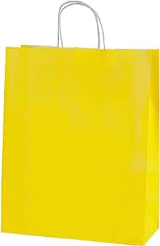 BOLSA LISA AMARILLA 22X10X30 HAO