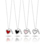CADENA ACERO BCO DIJES BRONCE CORAZON Y FRASE BZCADI299P GAO