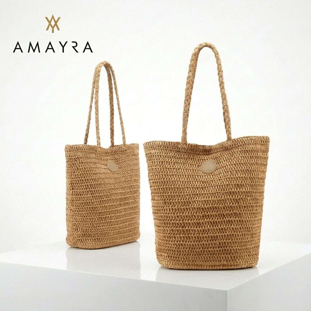 BOLSO PLAYERO AMAYRA MARRON ART 67.5084.1 HAO