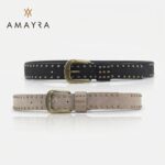 CINTURON AMAYRA TACHAS DORADAS 67.519V HAO