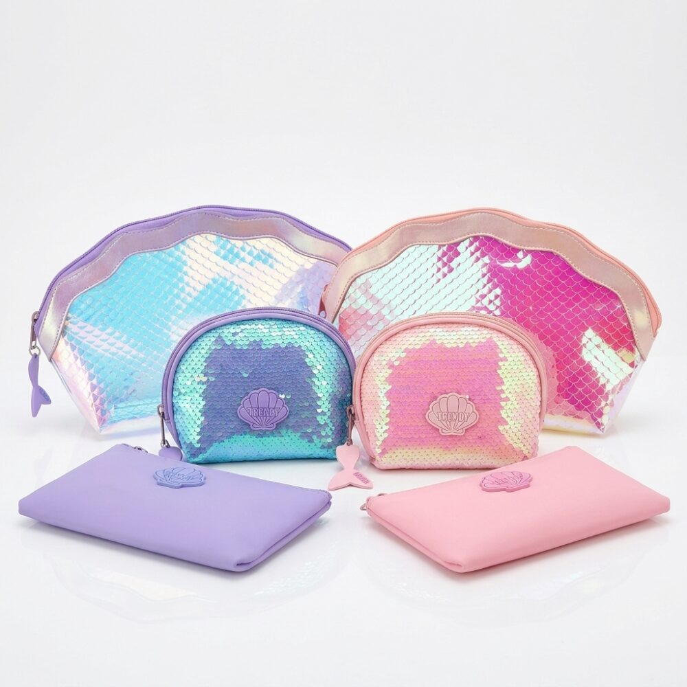 SET PORTACOSMETICO SHELL X3 TRENDY ART 31241 HAO