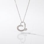 CADENA ACERO BCO DIJE BRONCE MICROPAV CORAZON BZCADI310P GAO