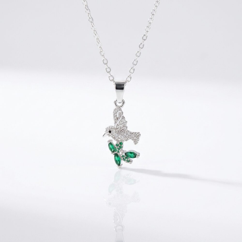 CADENA ACERO BLANCO DIJE MICROP COLIBRI BZCADI326P GAO