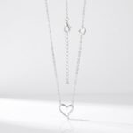 CADENA ACERO BLANCO DIJE CORAZON ACADI653P GAO