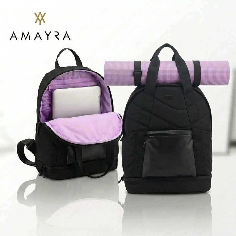 MOCHILA P/YOGA AMAYRA NEGRA ART 67.5300107 HAO