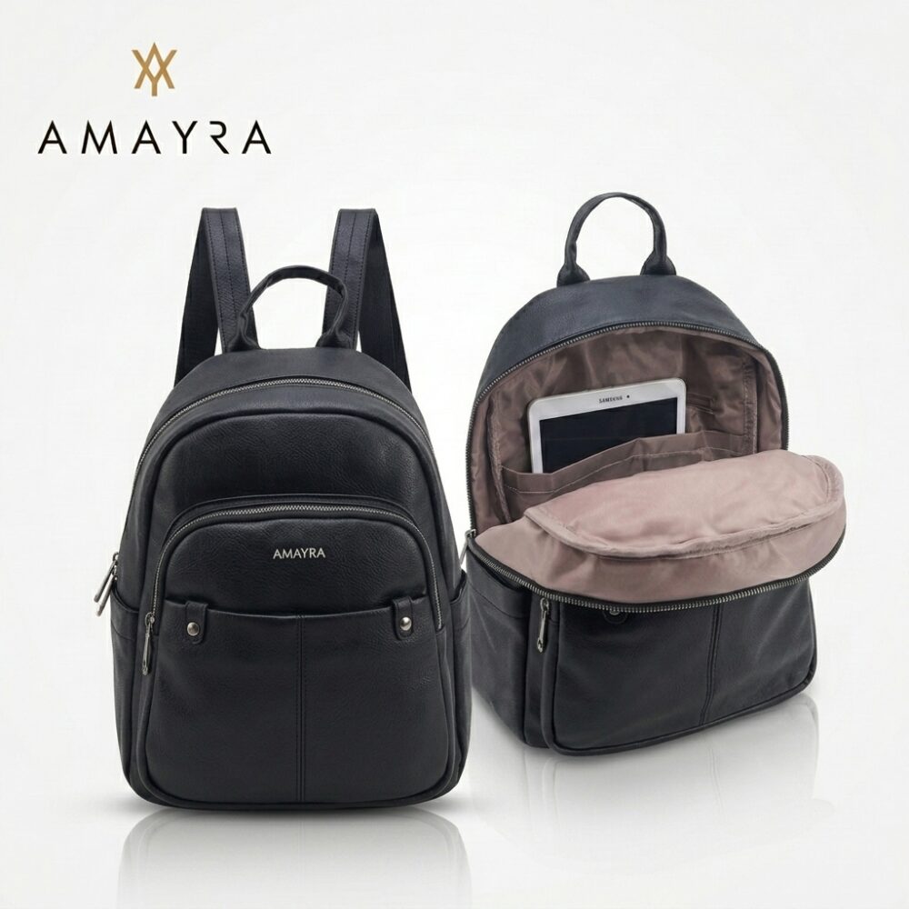 MOCHILA AMAYRA NEGRA PORTA TABLET ART 67.5300191 HAO