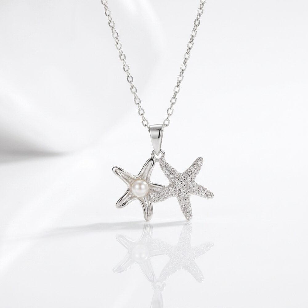 CADENA ACERO BLANCO C/DIJE BRONCE STAR MICROP BZCADI388P GAO