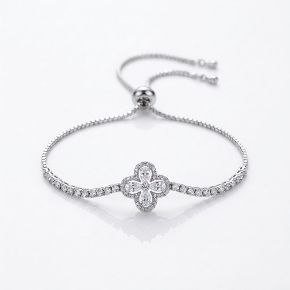 PULSERA BRONCE BAÑO BCO MICROPAVE DELICADO ART APUDI499P GAO
