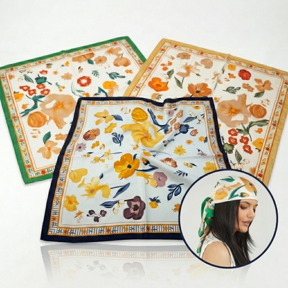 PAÑUELO FLORES ART 70BA2651D HAO