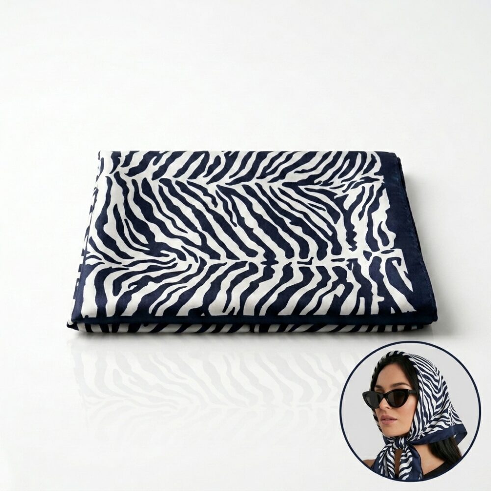PAÑUELO CEBRA NEGRO ART 70BA2600K HAO