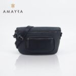 RIÑONERA AMAYRA NEGRA C/CIERRE FRONTAL ART 67.7400019 HAO