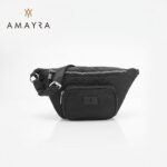 RIÑONERA AMAYRA NEGRA C/CIERRE FRONTAL ART 67.7400028 HAO